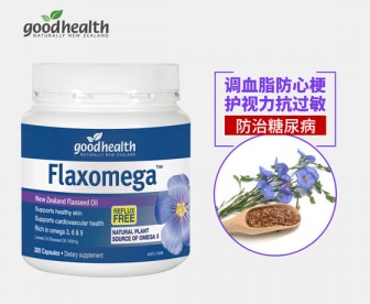 good health 好健康 天然亚麻籽油软胶囊 300粒 good health 好健康 天然亚麻籽油软胶囊 300粒